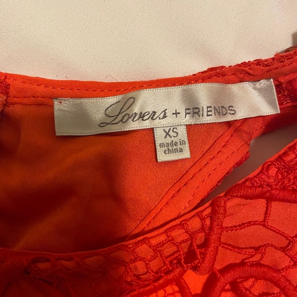 Lovers and friends caspian red dress - Picture 5 of 7